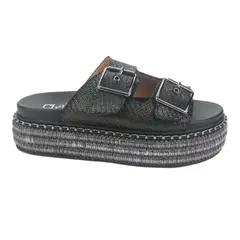 CHALADA - Sandalias Mujer Negro Casual Yukon-15