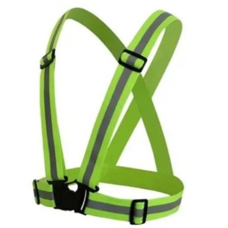 GENERICO - Arnés Elástico Con Reflectante Ajustable Bicicleta Running
