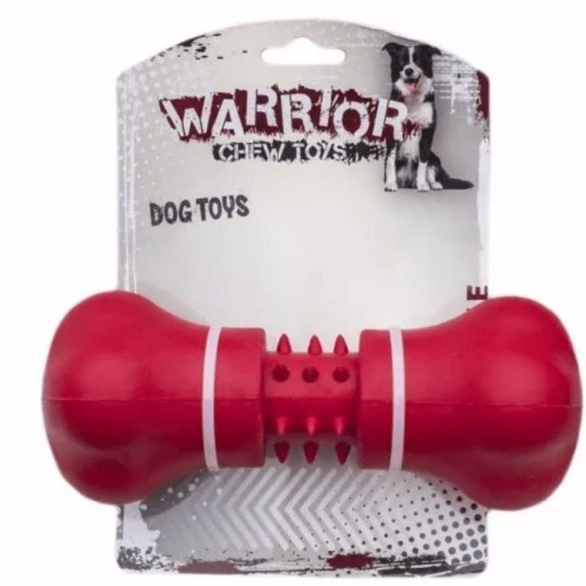 WARRIOR - Juguete hueso warrior para perros de alta mordida 18 cm