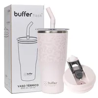Termo CafeMug Buffer Vaso Termico600ml Sellable - Rosa claro