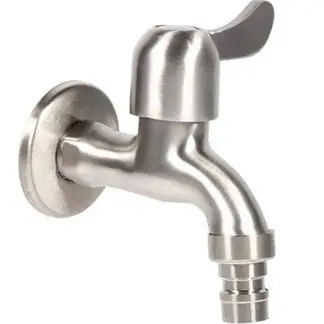 GENERICO - Grifo De Acero Inoxidable Llave De Paso