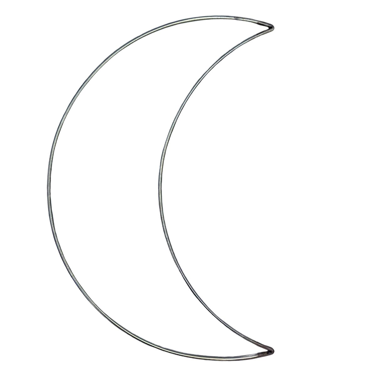 GENERICO - Luna alambre soldado 20cm aprox macrame, mandalas