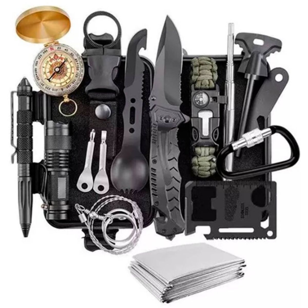 GENERICO - Kit Herramientas De Supervivencia Camping