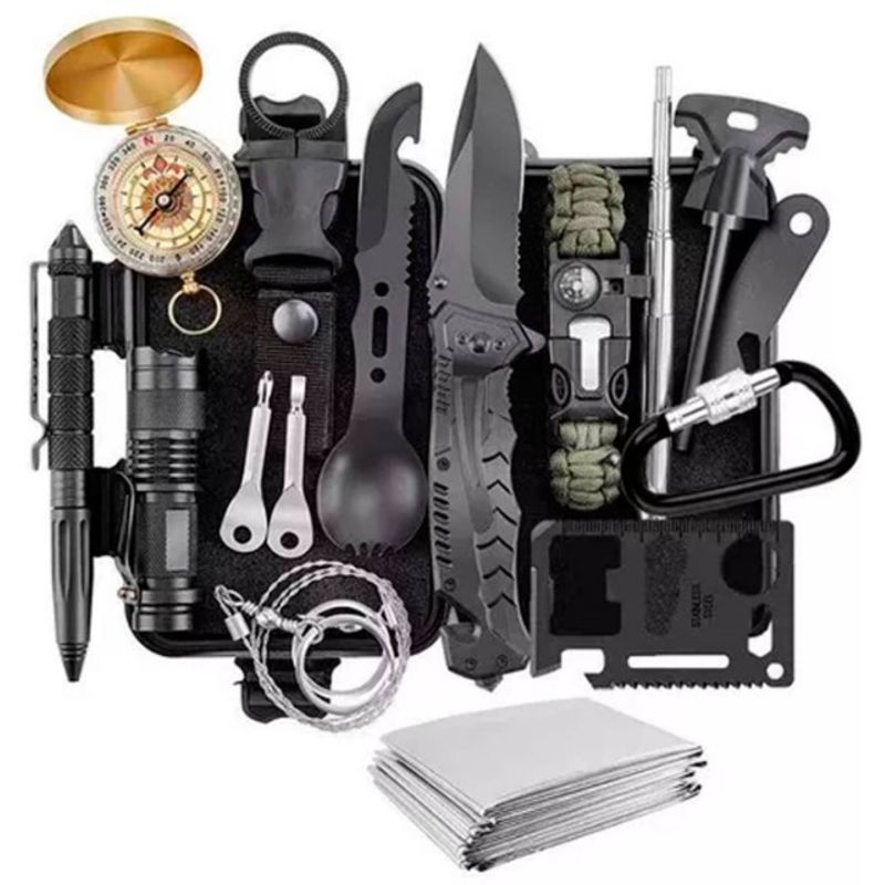 GENERICO - Kit Herramientas De Supervivencia Camping