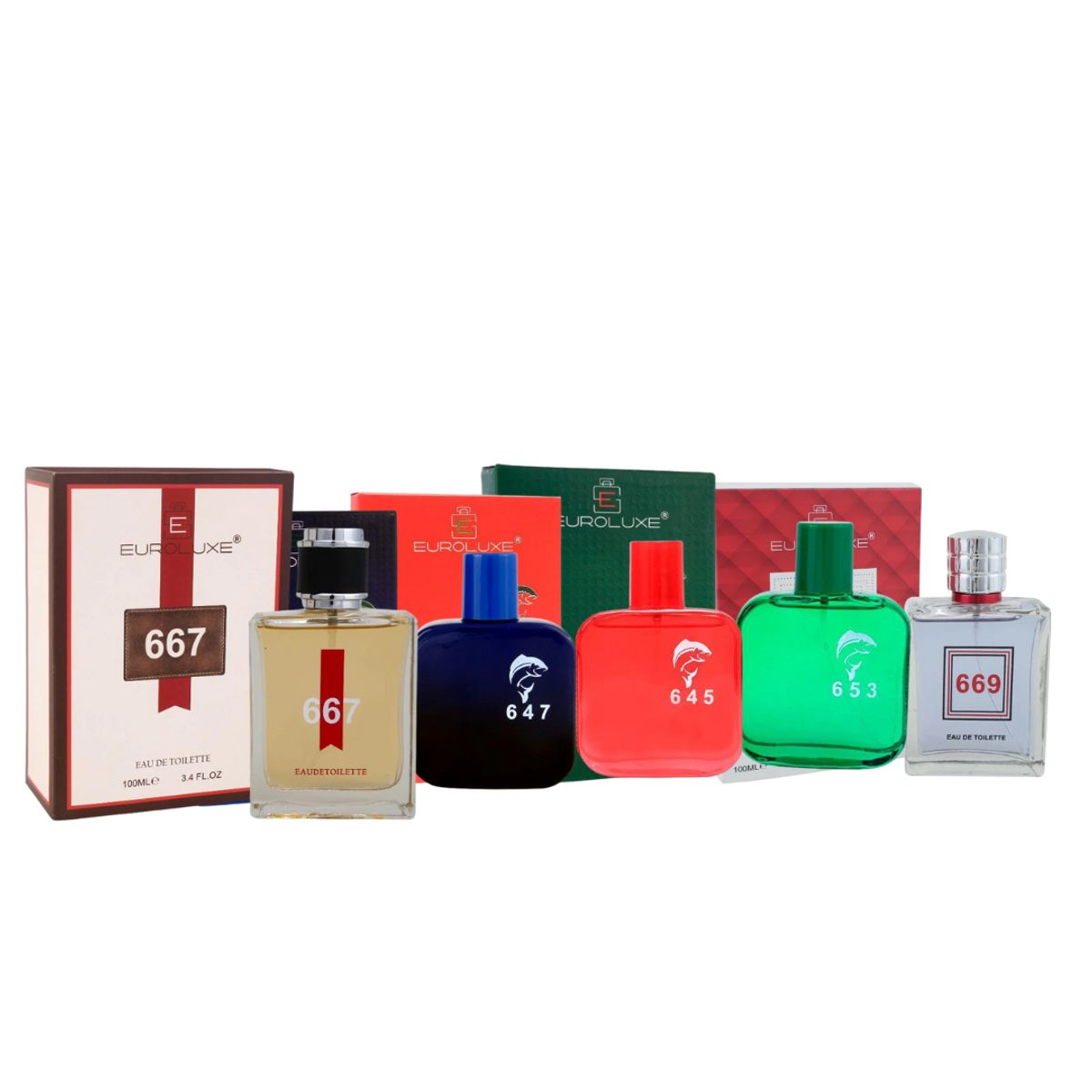 EUROLUXE - Pack 5x4 Euroluxe EDT 100 ml Hombre II