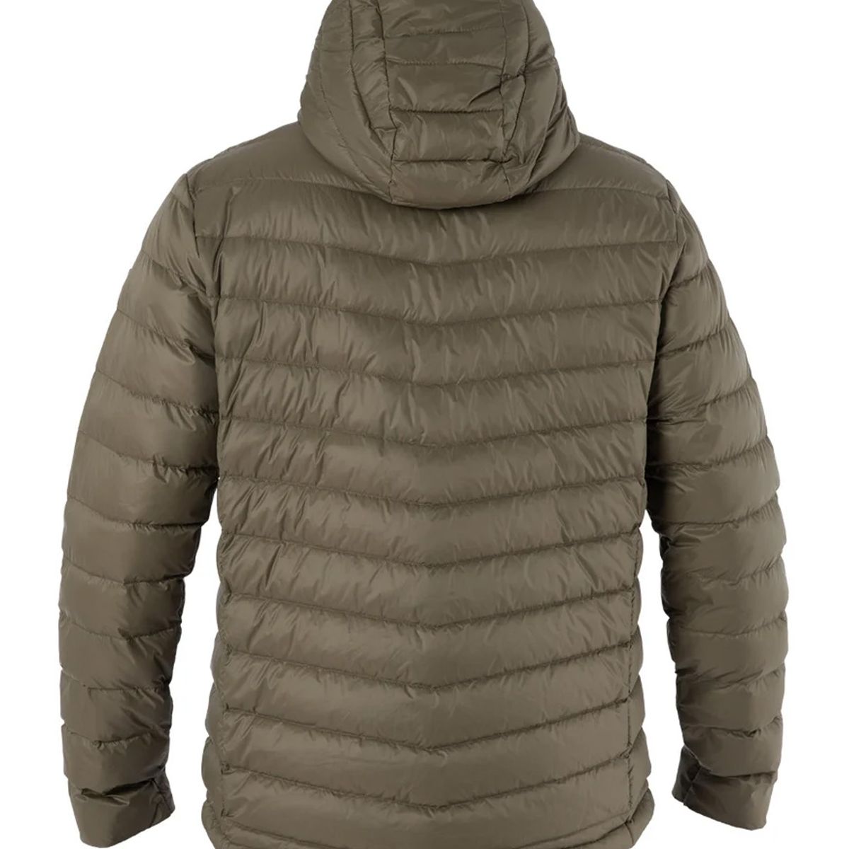 HARDWORK - Parka Pluma HW Pullay con Gorro Verde Oliva