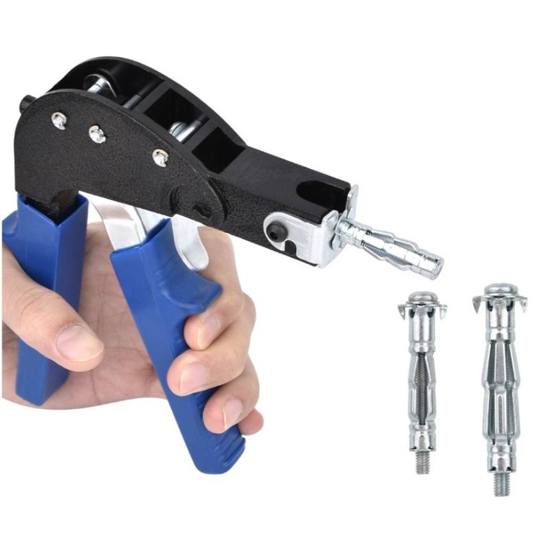 GENERICO - Herramienta Pistola Anclaje Pared Hueca Tarugo Araña 72pcs