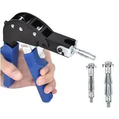 GENERICO - Herramienta Pistola Anclaje Pared Hueca Tarugo Araña 72pcs