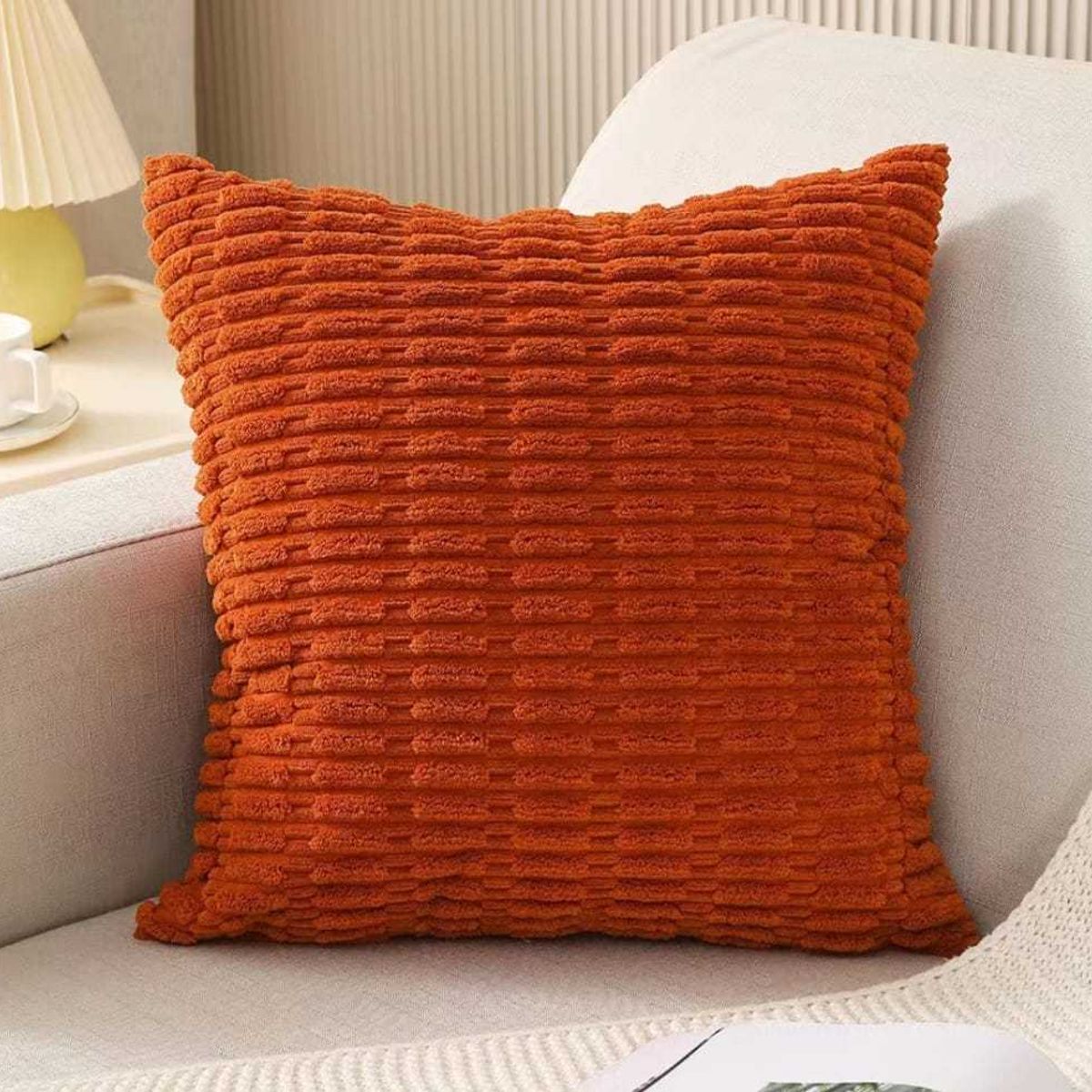 GENERICO - PACK DE 2 FUNDAS  TEXTURIZADAS 45x45cm