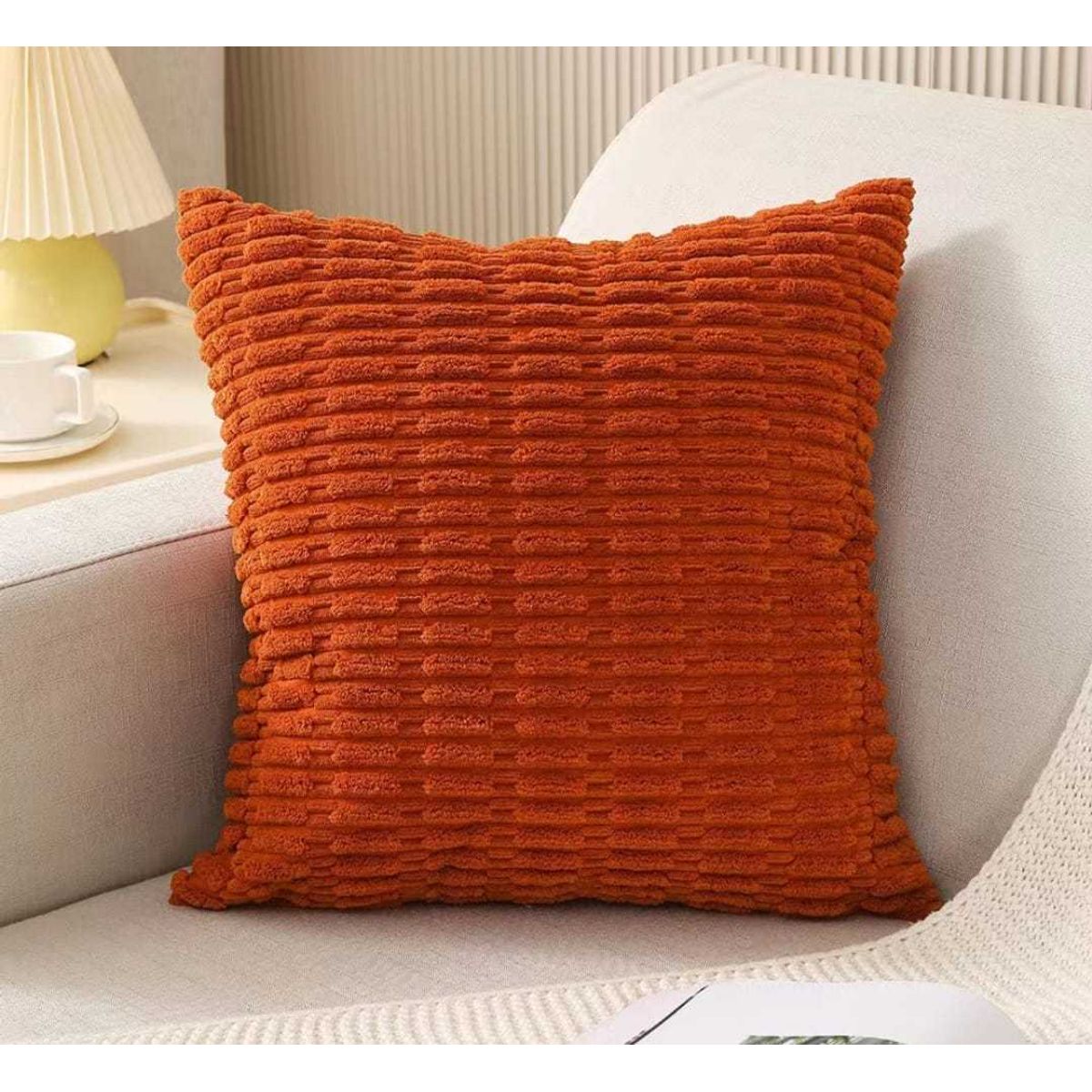 GENERICO - PACK DE 2 FUNDAS  TEXTURIZADAS 45x45cm