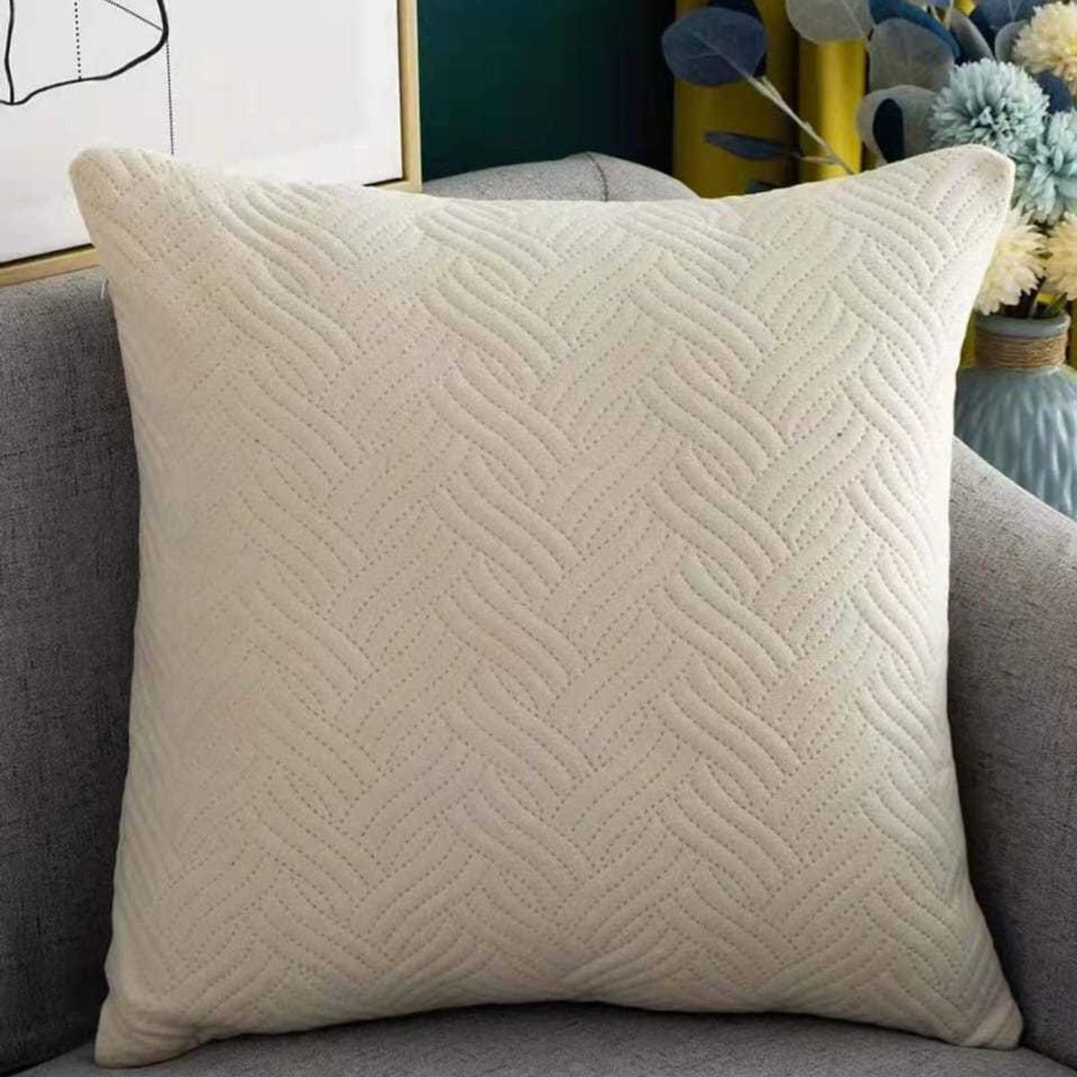 GENERICO - PACK DE 2 FUNDAS PLUHS 45x45cm