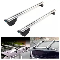 GENERICO - Barras Portaequipaje Transversal Parrilla Auto Universal