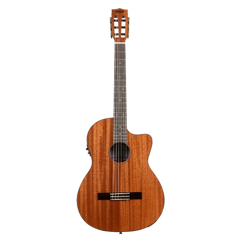 KALA - Guitarra Electroacústica Mahogany Thinline Nylon Kala