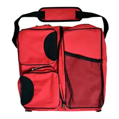 GENERICO - BOLSO CUNA PLEGABLE COLOR ROJO MODBCJ-22RD