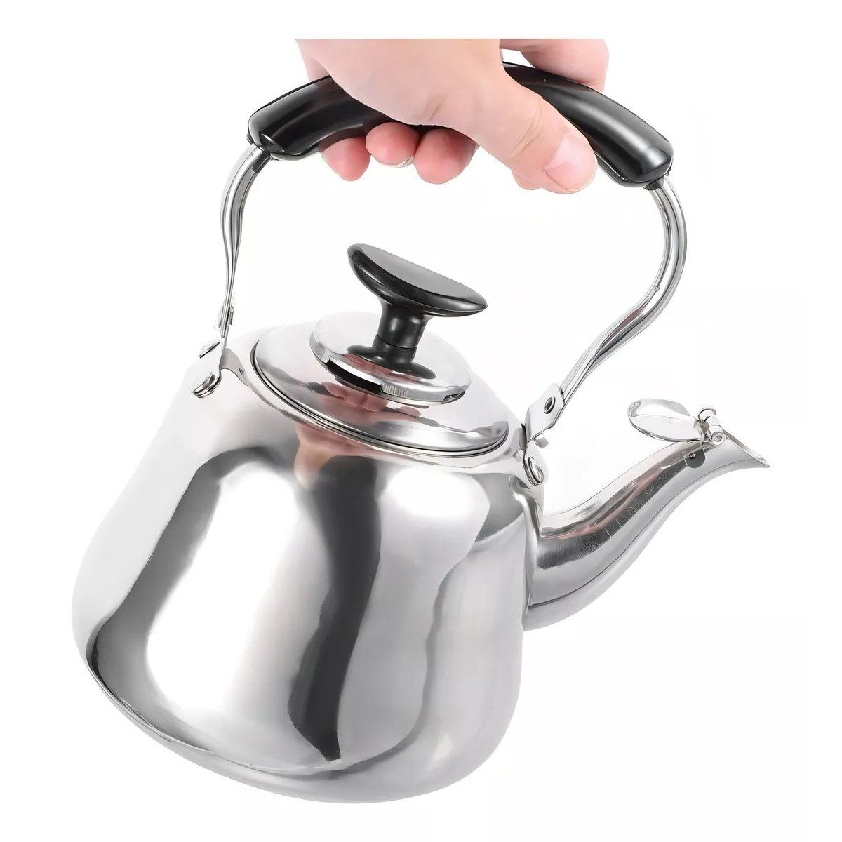 GENERICO - Tetera Infusora Hervidor Acero Inoxidable 1 Litro