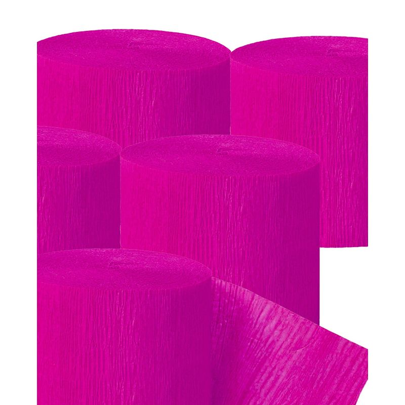 GENERICO - FESTON X 6 FUCSIA 4CM X 10MT X1 UNI