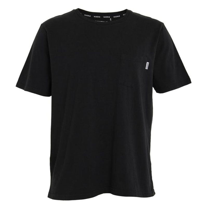 NIXON - Polera Men All Black Pocket - Negro