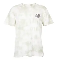 NIXON - Polera Gris tyedie Stop Time Enjoy Life