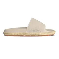 SUPERGA - Sandalia 1908 Slides Organic Canvas Rope Red Beet - Beige
