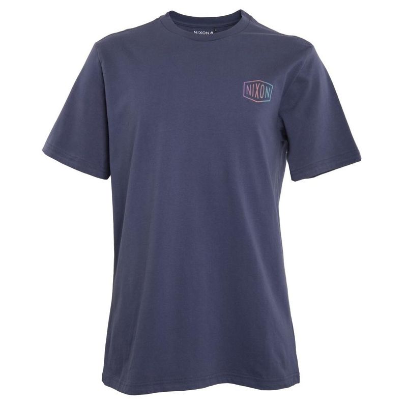 NIXON - Polera Men Logo Back Blue - Azul