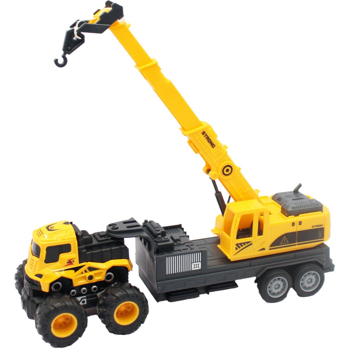 GENERICO - Camión Juguete Grúa De Remolque A Fricción - SC