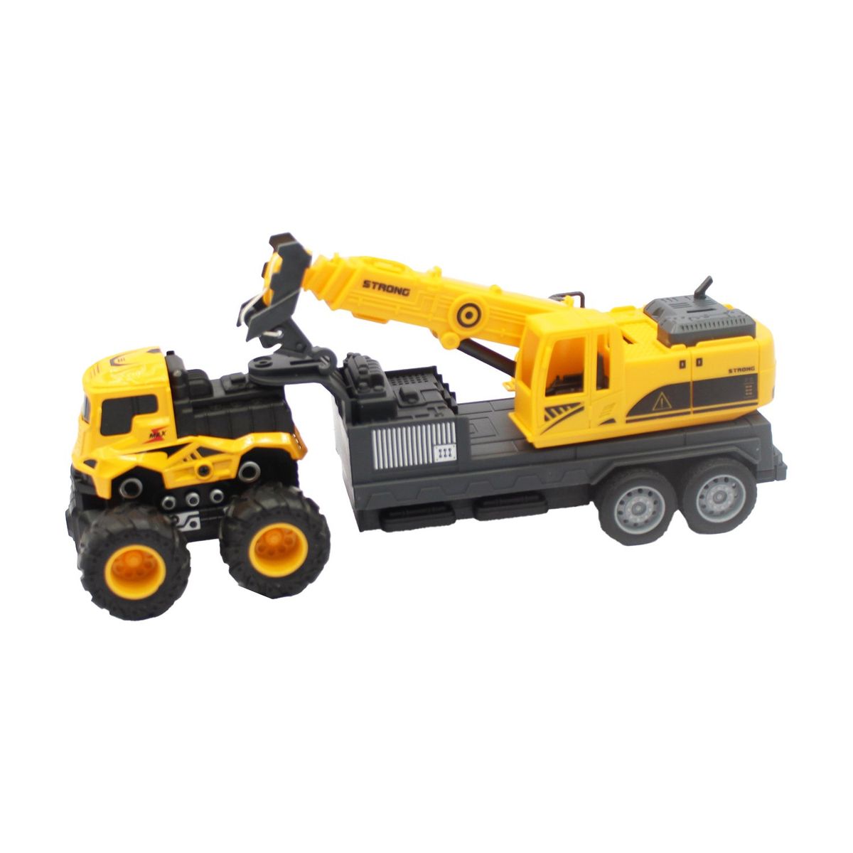 GENERICO - Camión Juguete Grúa De Remolque A Fricción - SC