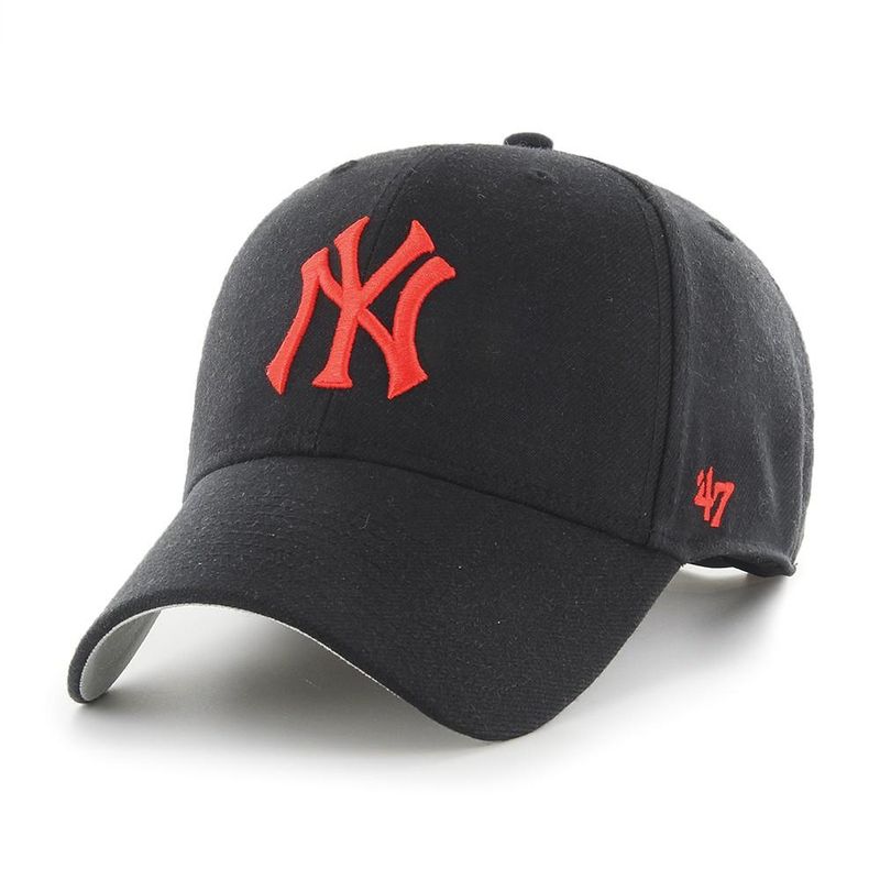 47 - Jockey New York Yankees Black Orange 47 - Negro