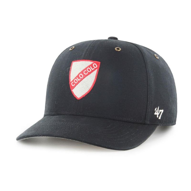47 - Jockey Colo-Colo Midfield Back Track Black - Negro