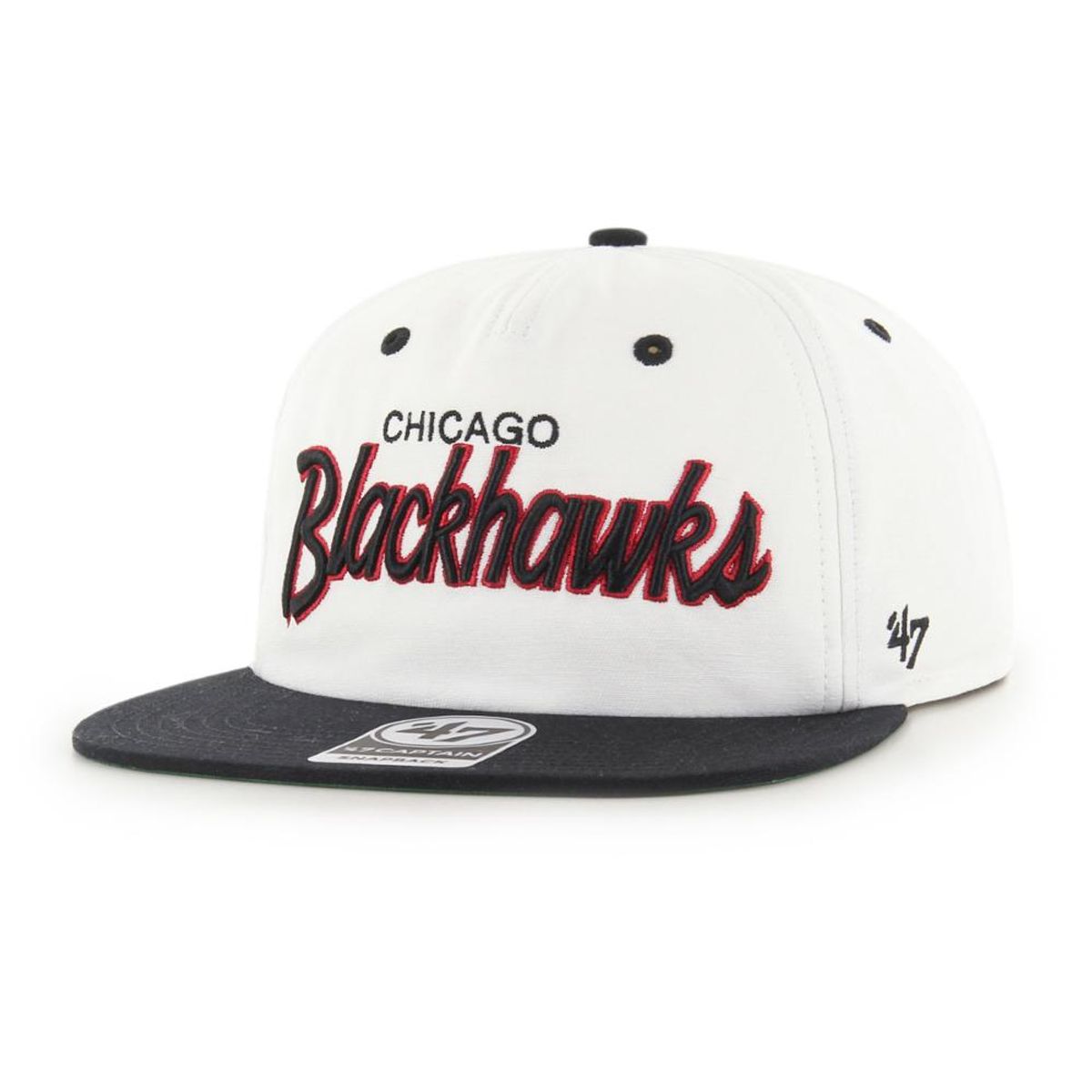 47 BRAND - Jockey Chicago Blackhawks Vintage White Crosst