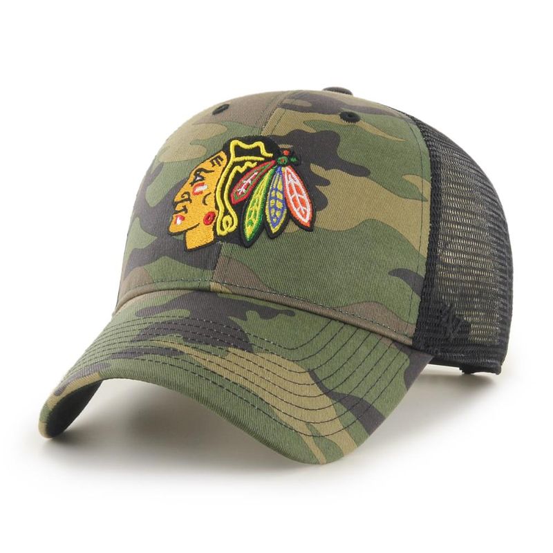 47 - Jockey Chicago Blackhawks Camo Branson MVP - Verde