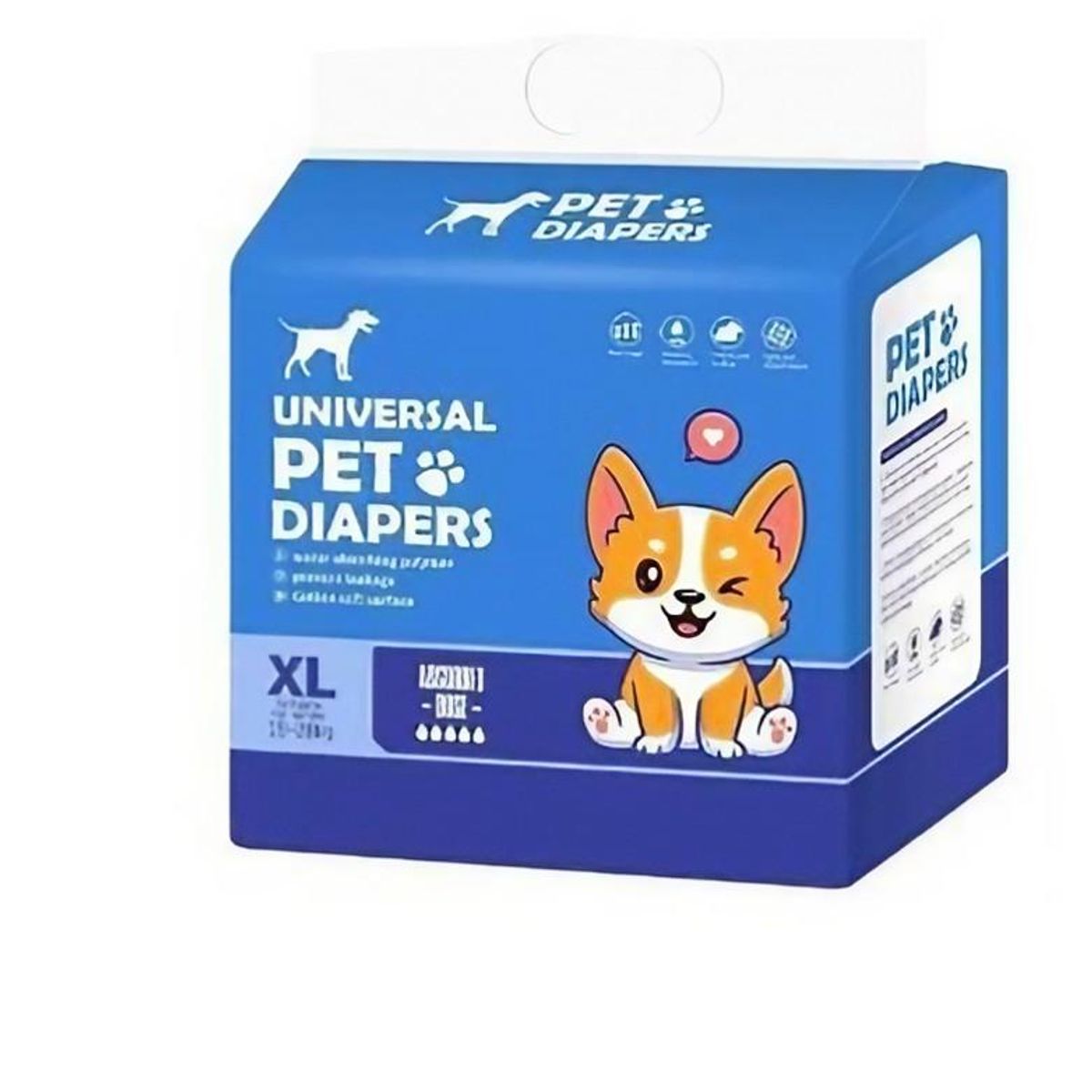 GENERICO - 12 Pañales Para Perro Macho XL