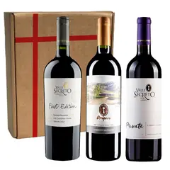 VALLE SECRETO - 3 Vinos MIx Secreto Cabernet. - Rojo