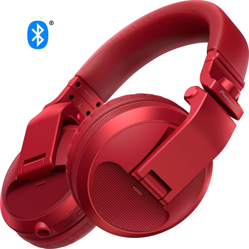 PIONEER DJ - Audífonos Dj Pioneer DJ HDJ-X5BT R color rojo