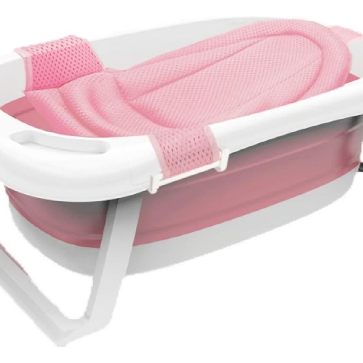IMPORTCLICK - Bañera Tina Bebé Pegable Antideslizante 85x53x25 CM Rosa - Rosa