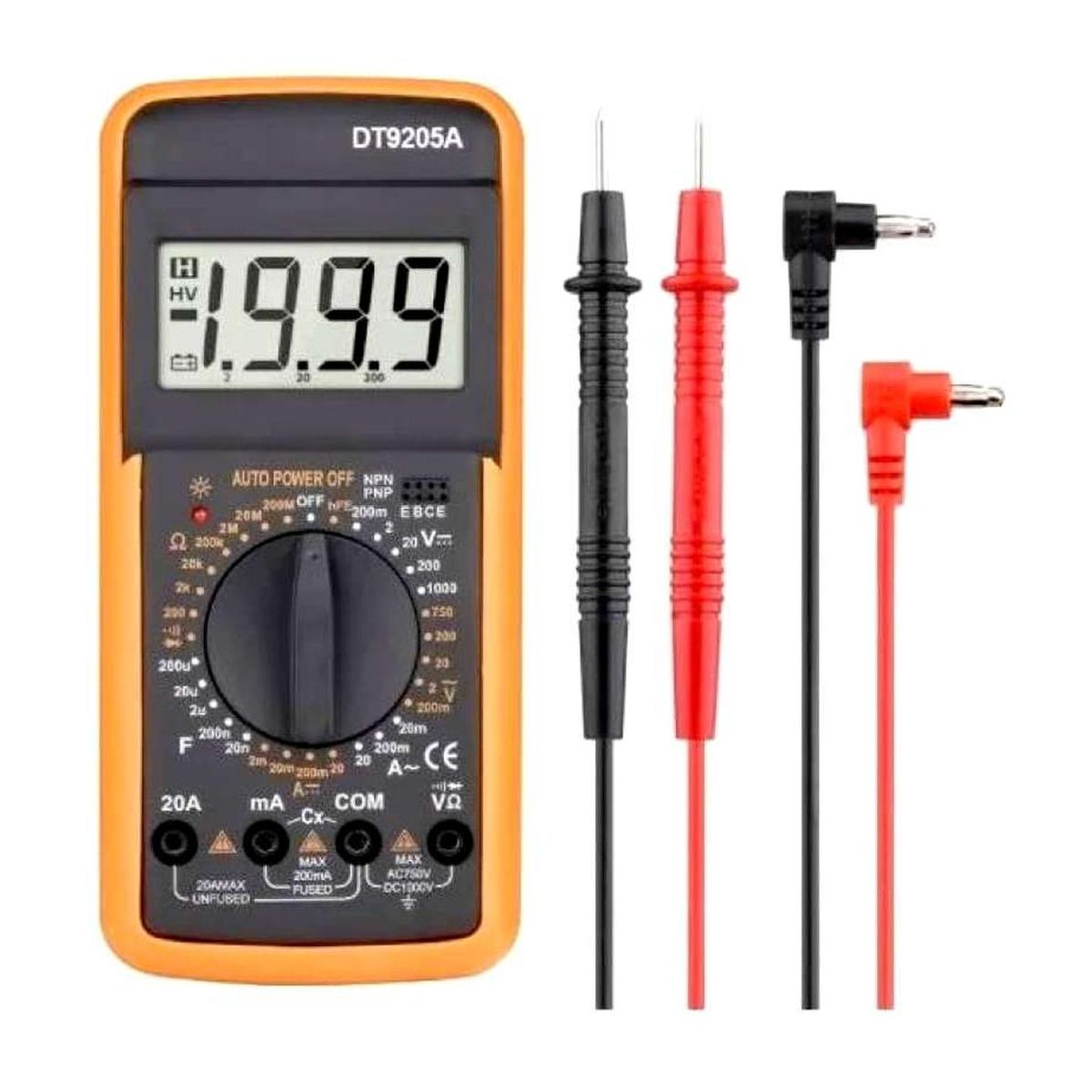 GEN - Tester Multitester Multímetro Tester Digital Lcd Corriente