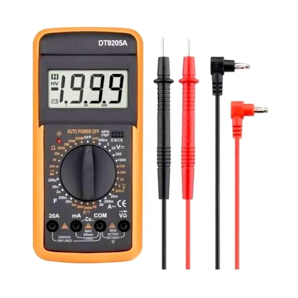 GEN - Tester Multitester Multímetro Tester Digital Lcd Corriente