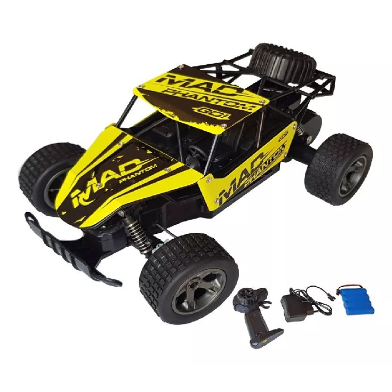GENERICO - Auto A Control Remoto 24g Escala 118 Amarillo Otuti