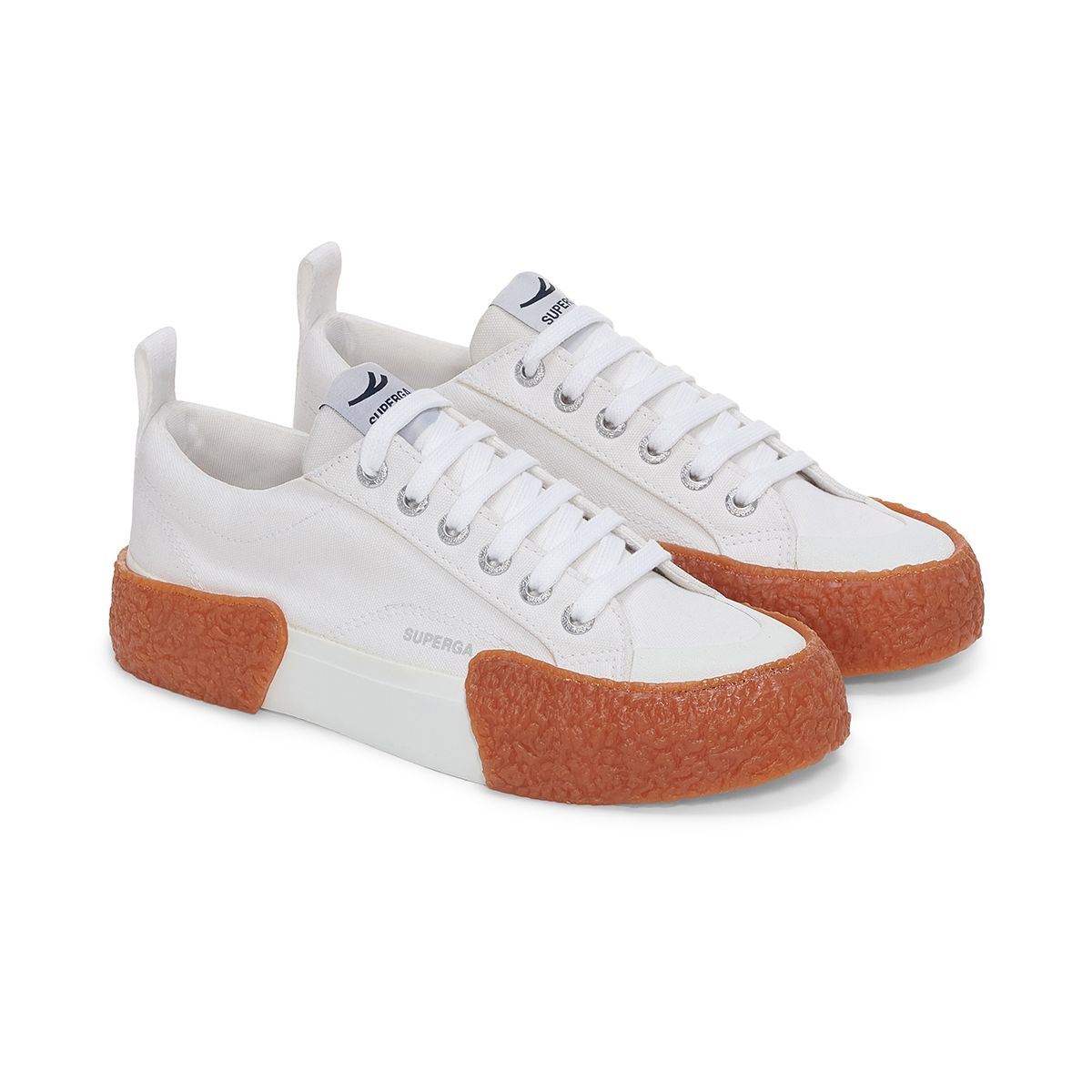 SUPERGA - Zapatilla 2660 Stripe Big Bump White Gum