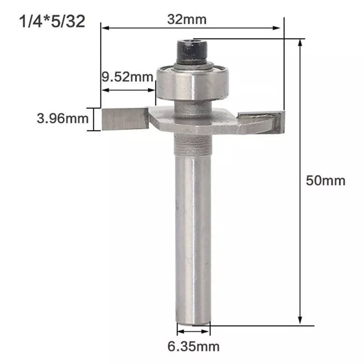 GENERICO - Fresa Madera T ¼ x 532