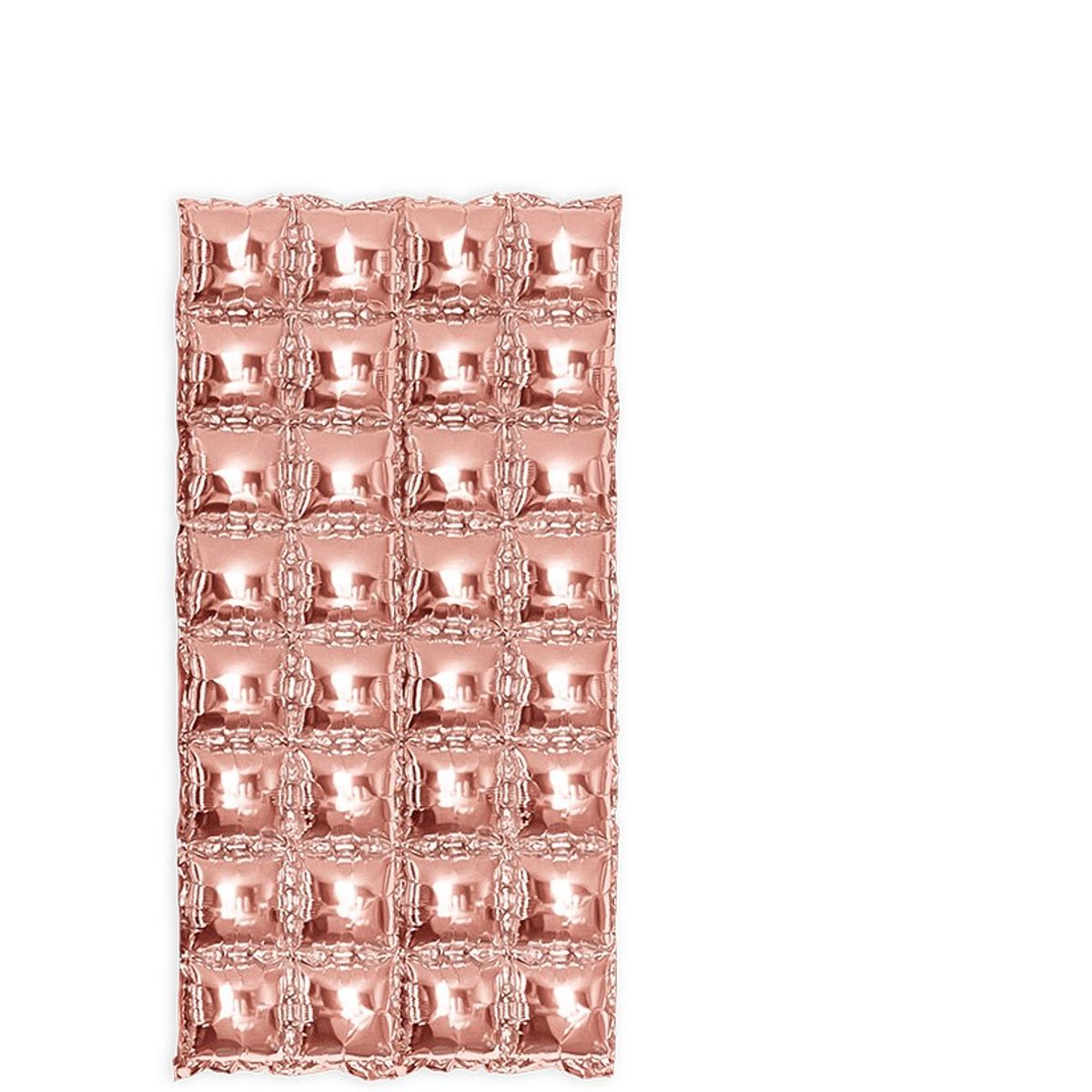 GENERICO - GLOBO MURAL METALICO 75X142CM ROSE GOLD X1 UNI