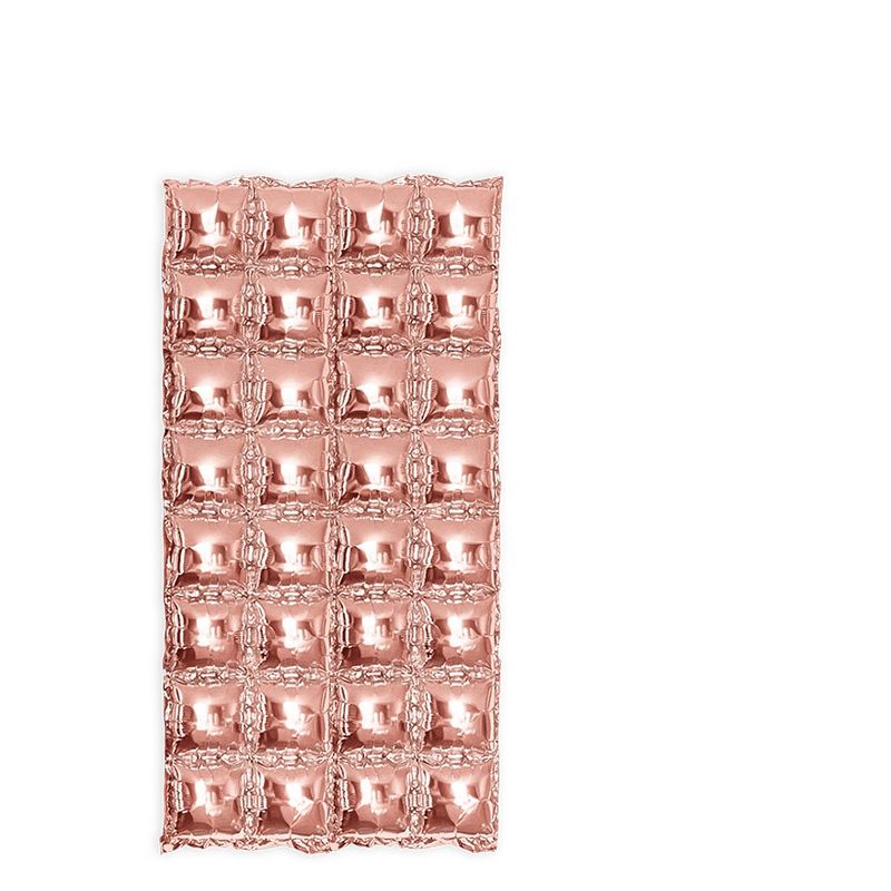 GENERICO - GLOBO MURAL METALICO 75X142CM ROSE GOLD X1 UNI