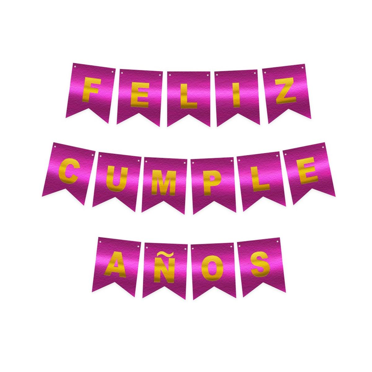 GENERICO - GUIR F.C FUCSIA/DORADO GLITTER 4M X1 UNI