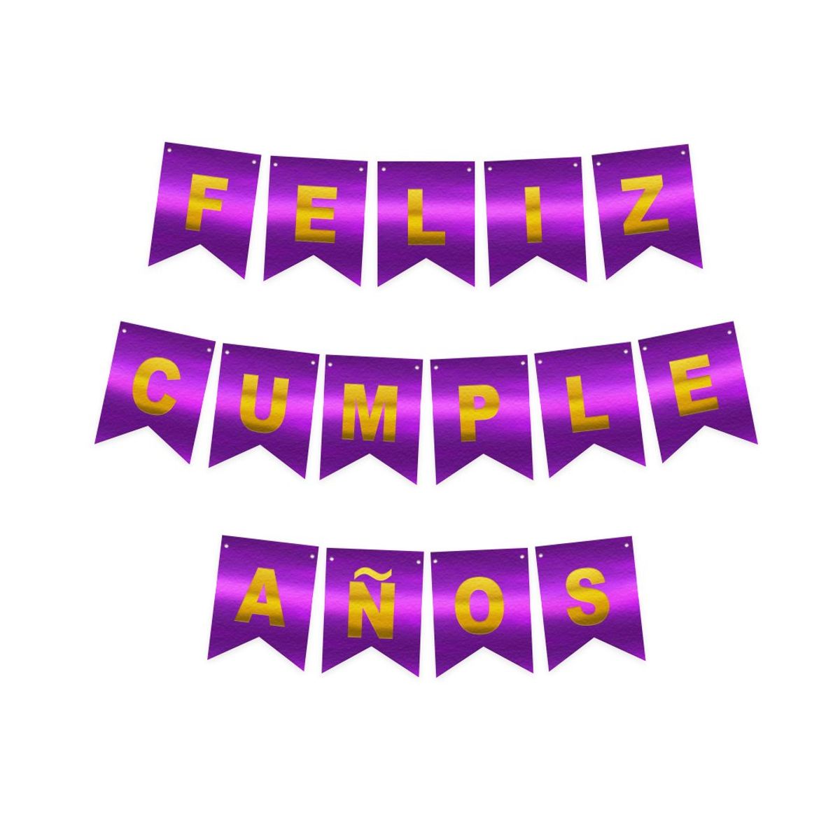 GENERICO - GUIR FC MORADODORADO GLITTER 4M X1 UNI