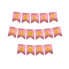 GENERICO - GUIR F.C ROSADO/DORADO GLITTER 4M X1 UNI