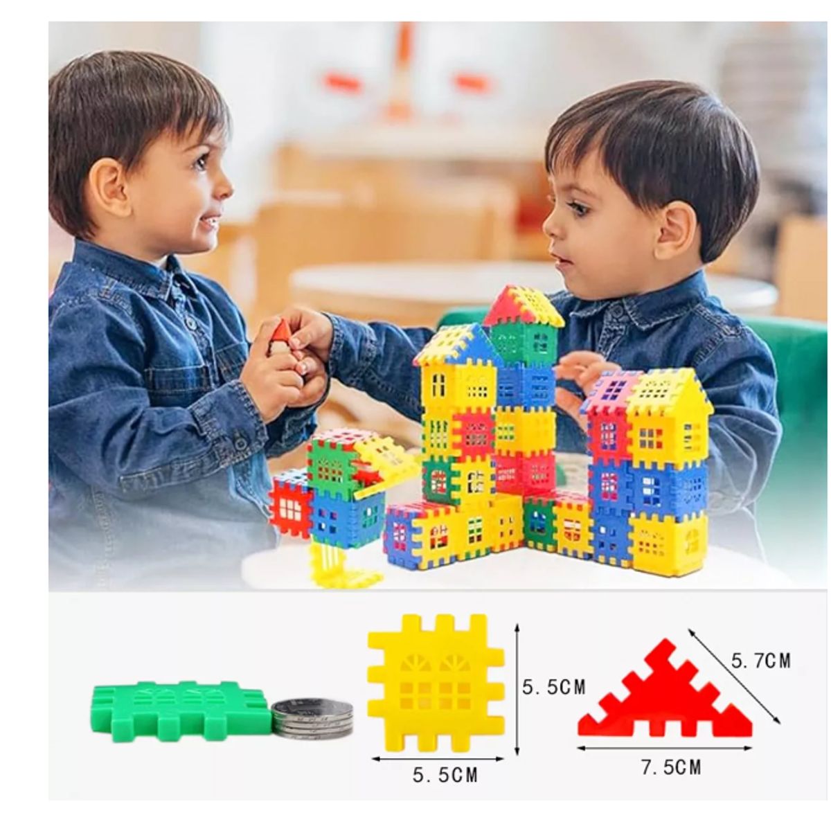 GENERICO - Kit Bloques De Construcción Juguetes Educativo Niños 140 Pcs