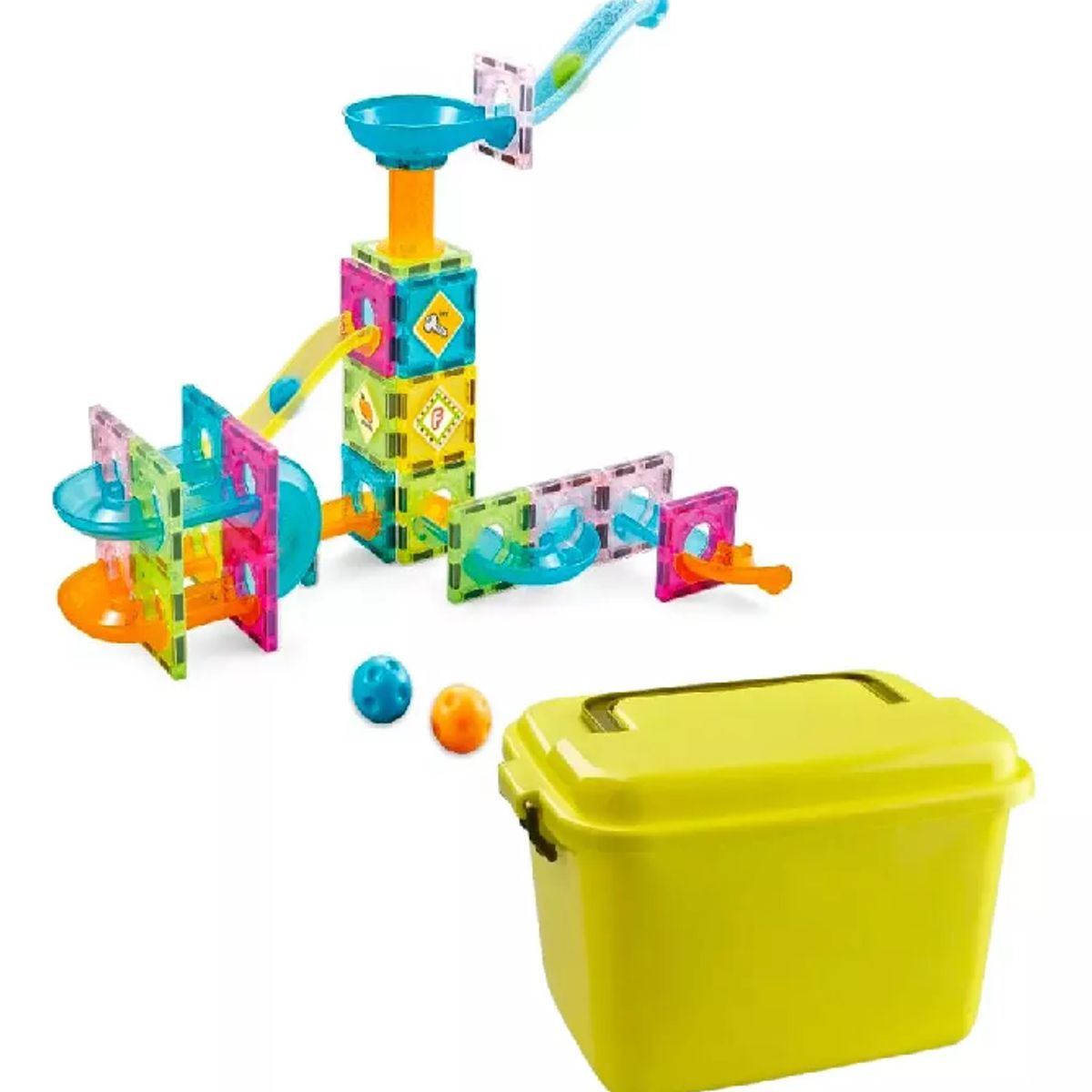 GENERICO - Kit Bloques De Construcción Magnéticos 64 Pzas Spacezat