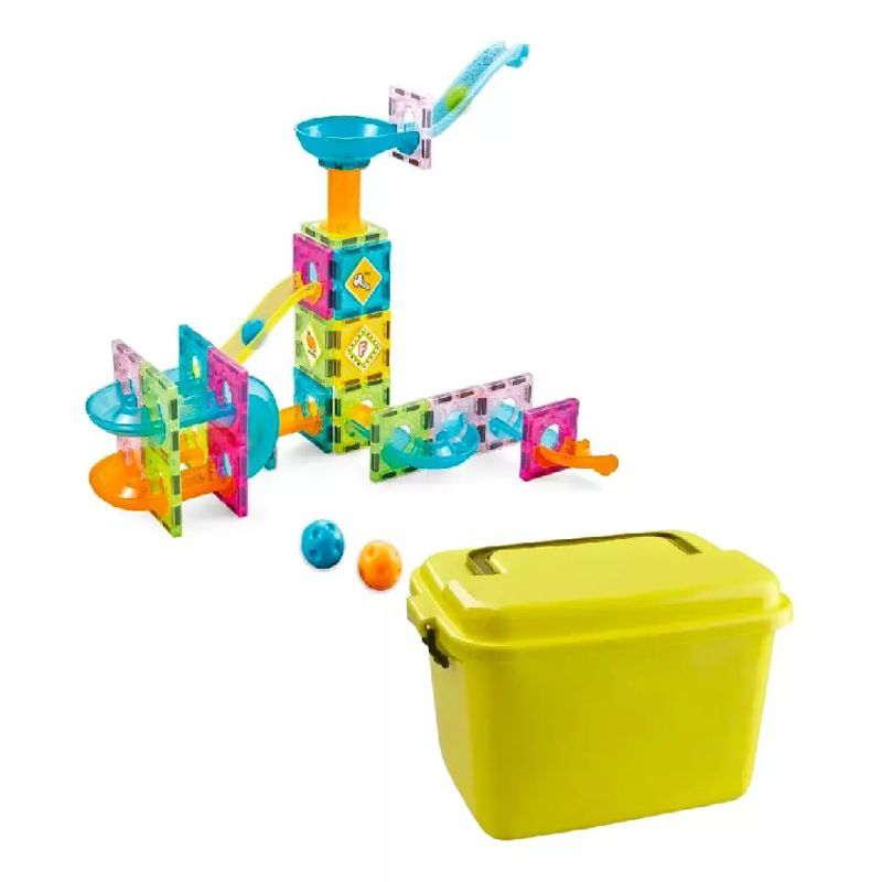 GENERICO - Kit Bloques De Construcción Magnéticos 64 Pzas Spacezat