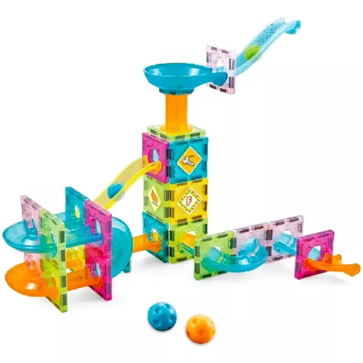 GENERICO - Kit Bloques De Construcción Magnéticos 64 Pzas Spacezat