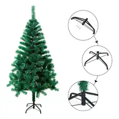 GENERICO - Árbol De Navidad Pascua 1.5 Metros Verde 220 Ramas