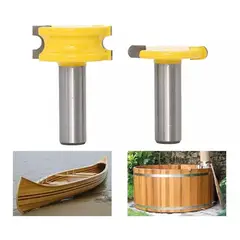 GENERICO - Fresa Madera Tinajas Grados Vástago ½ Alta Dureza